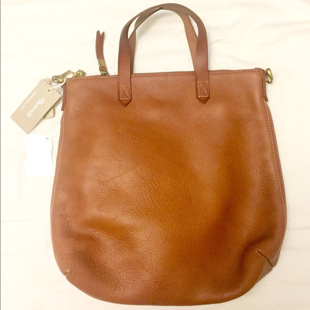 Madewell small leather transport crossbody bag